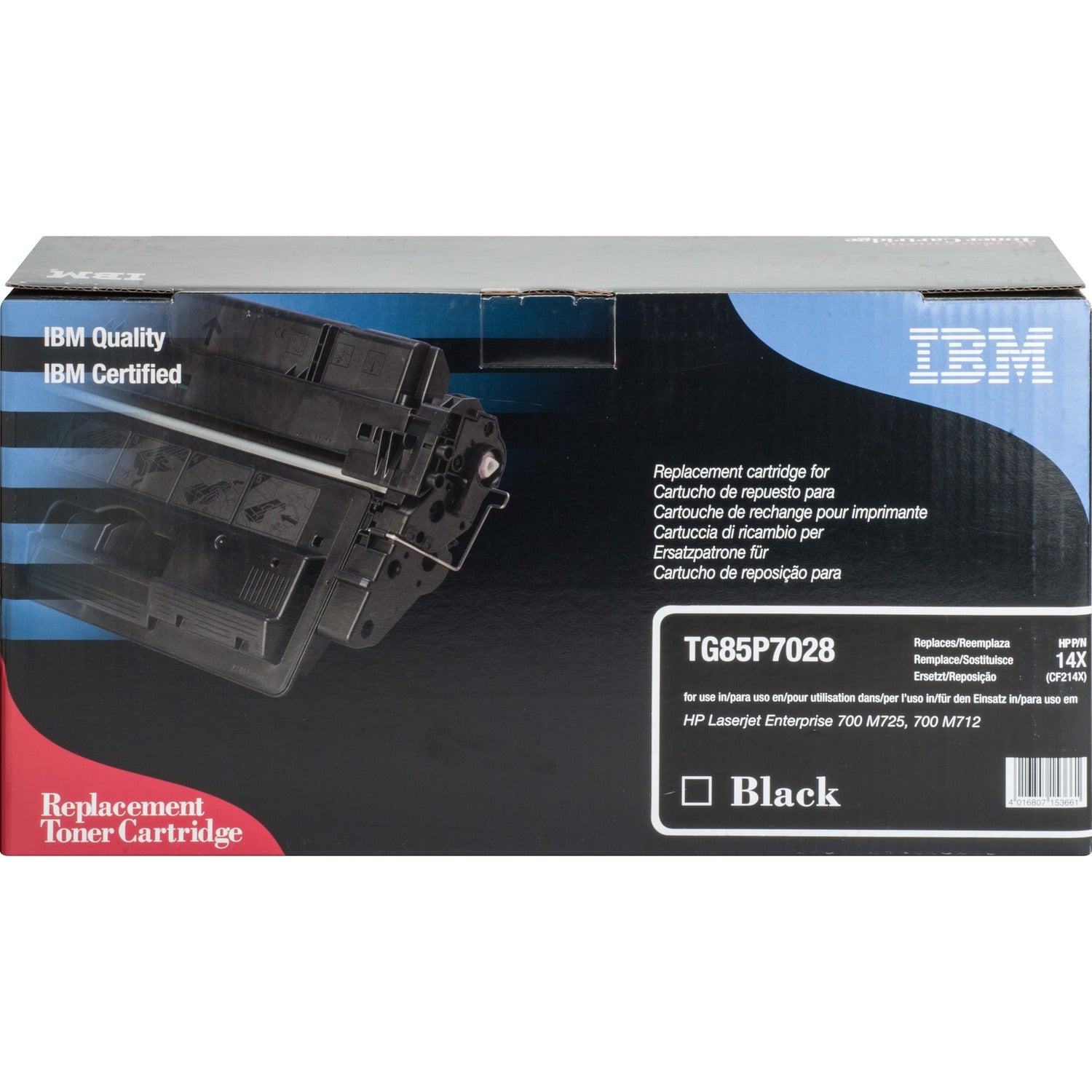 IBM Remanufactured Laser Toner Cartridge - Alternative for HP 14A/X (CF214X) - Black - 1 Each (TG85P7028)