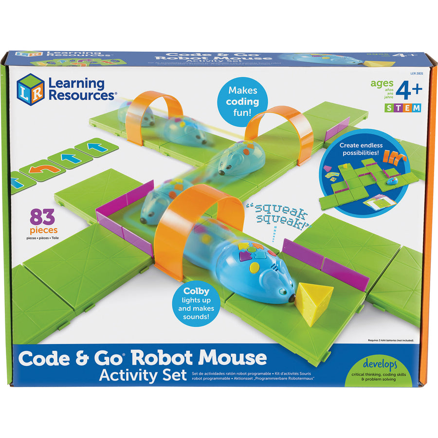 Learning Resources Code/Go Robot Mouse Activity Set (LER2831)