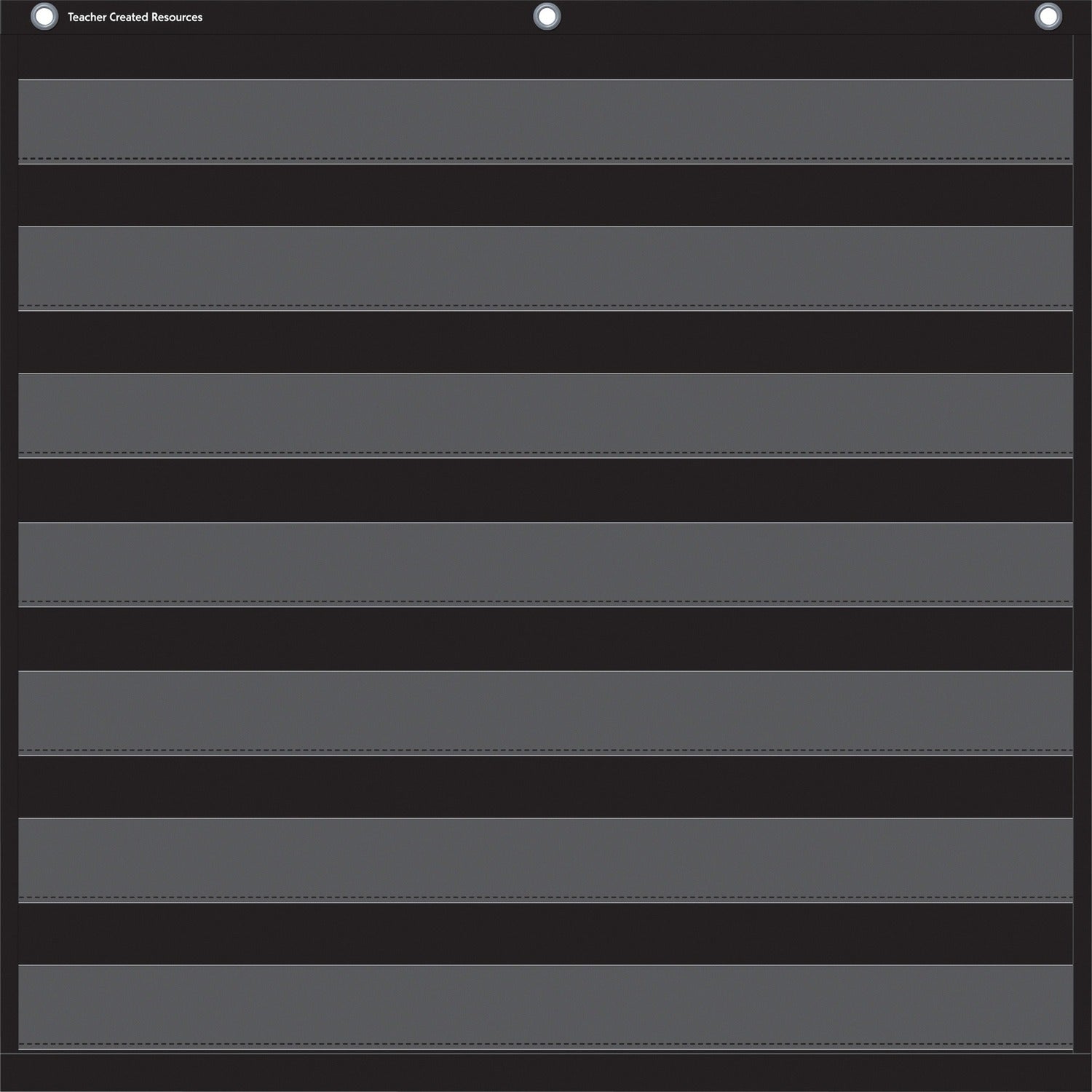 Teacher Created Resources Black 7 Pocket Chart (20740)