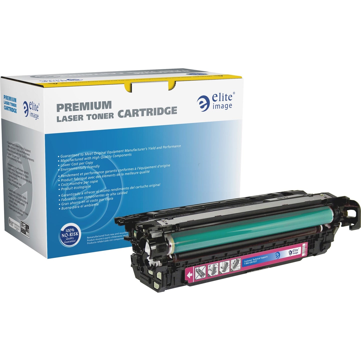 Elite Image Remanufactured Laser Toner Cartridge - Alternative for HP 653A/X (CF323A) - Magenta - 1 Each (76189)