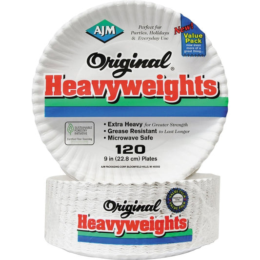 AJM 9" Original Heavyweight Plates (OH9AJBXWH)