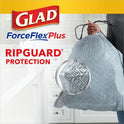 Glad ForceFlexPlus Tall Kitchen Drawstring Trash Bags (70320)