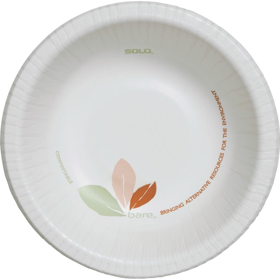 Solo Bare 12 oz Heavyweight Paper Bowls (HB12BJ7234)