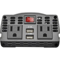 Tripp Lite by Eaton 375W PowerVerter Ultra-Compact Car Inverter with 2 AC Outlets, 2 USB Charging Ports and Battery Cables (PV375USB)
