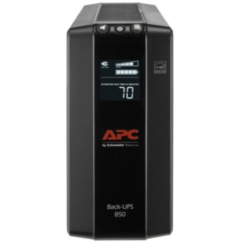 APC Back Ups Pro Bx 850va, 8 Outlets, Avr, Lcd Interface (BX850M)