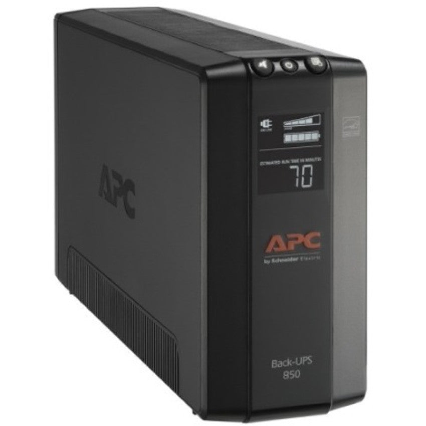 APC Back Ups Pro Bx 850va, 8 Outlets, Avr, Lcd Interface (BX850M)