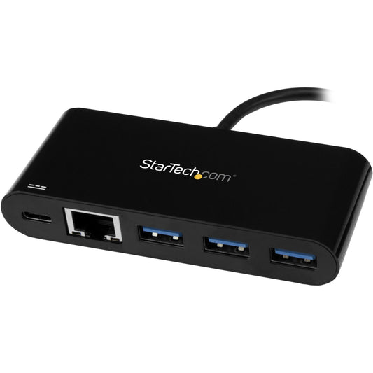 StarTech 3 Port Usb C Hub To Usb-a 5gbps/gbe/pd (HB30C3AGEPD)