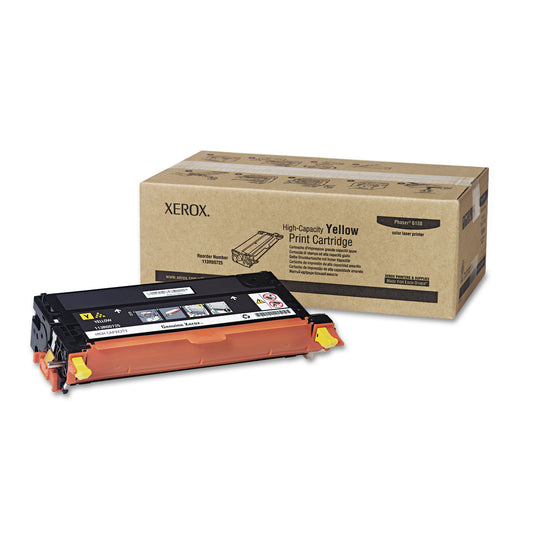 Xerox 113R00725 High-Yield Toner, 6,000 Page-Yield, Yellow