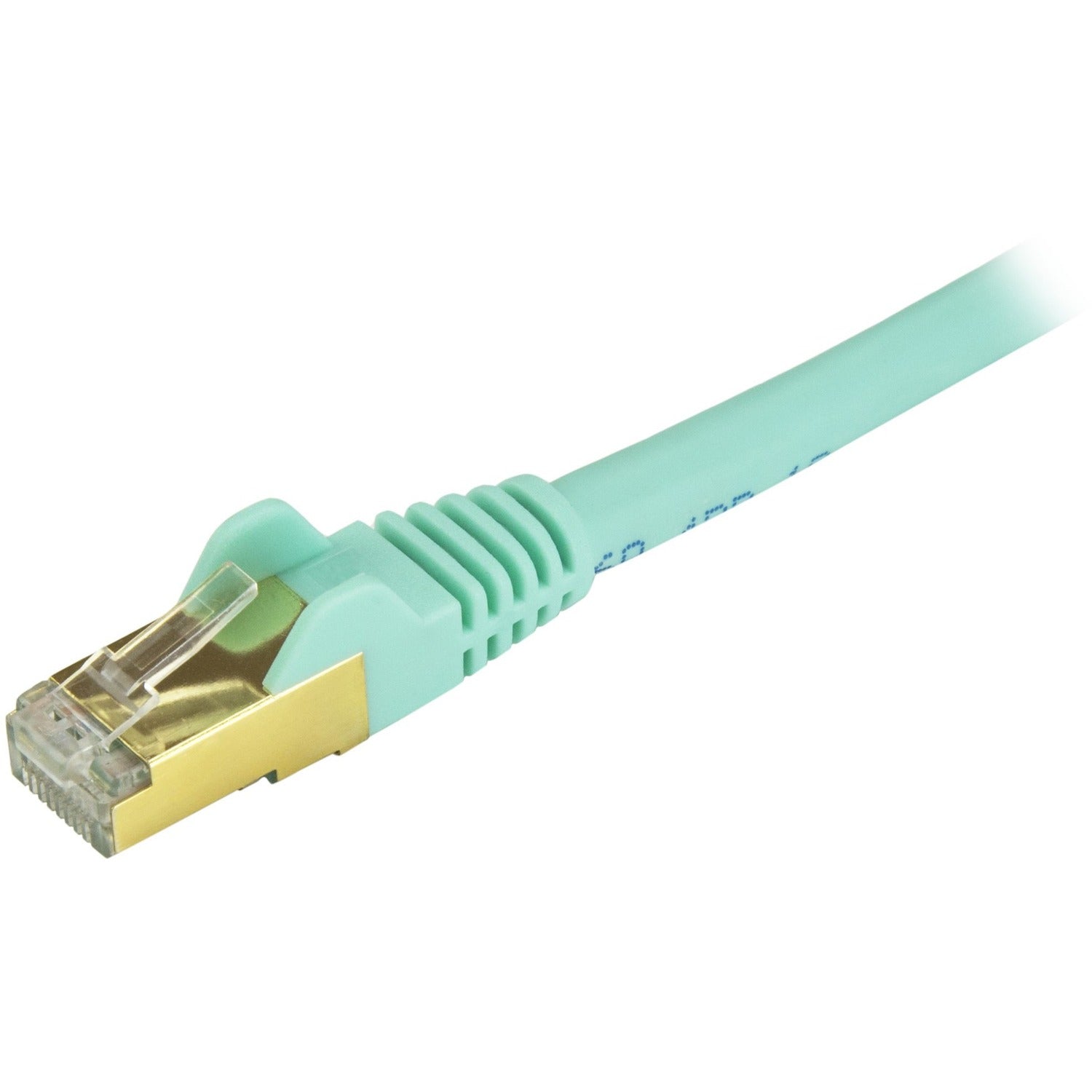 StarTech 10 Ft Cat6a Ethernet Cable - Stp Aqua (C6ASPAT10AQ)