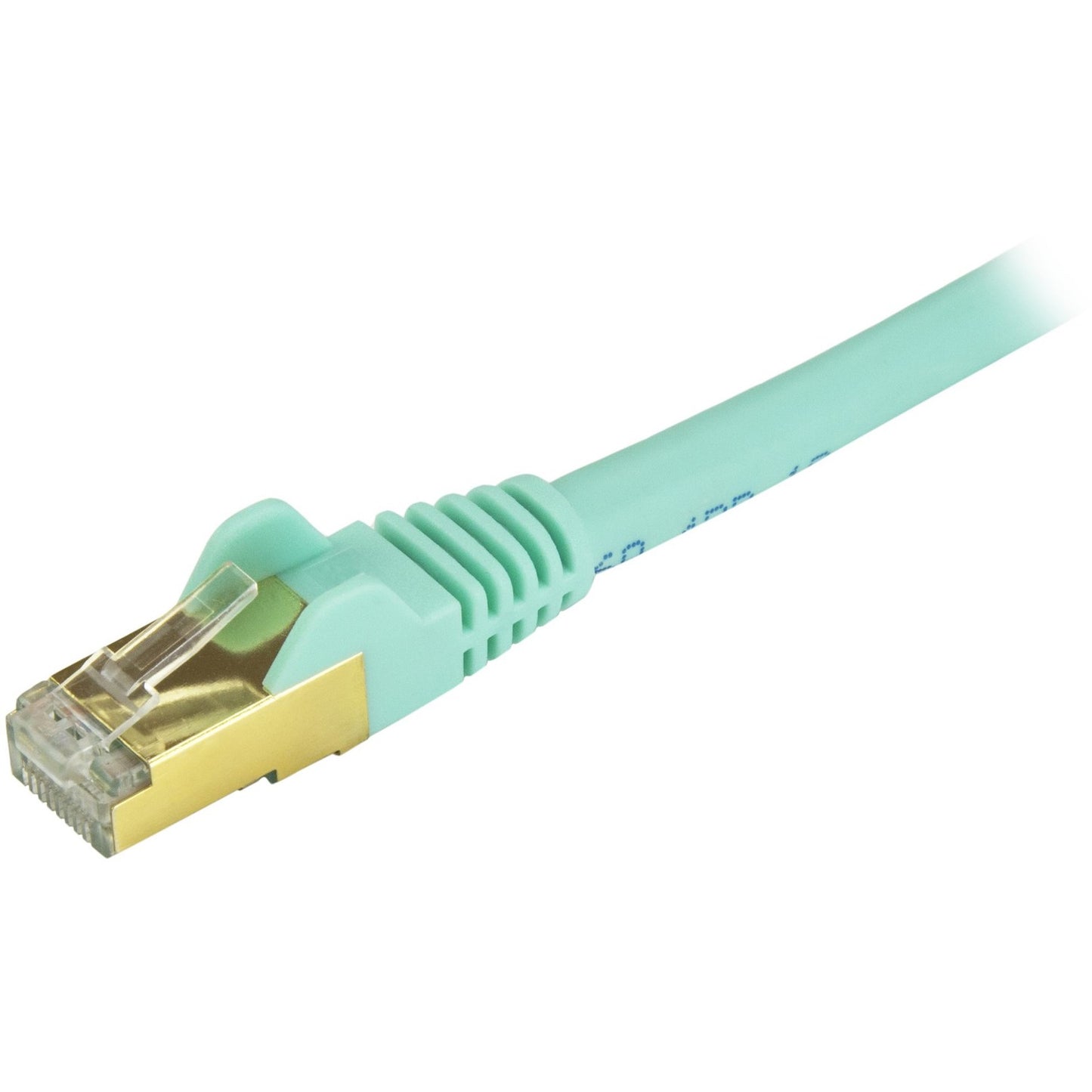 StarTech 12 Ft Cat6a Ethernet Cable - Stp Aqua (C6ASPAT12AQ)