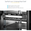 StarTech 1u Vented Server Rack Cabinet Shelf 7in (CABSHELF1U7V)