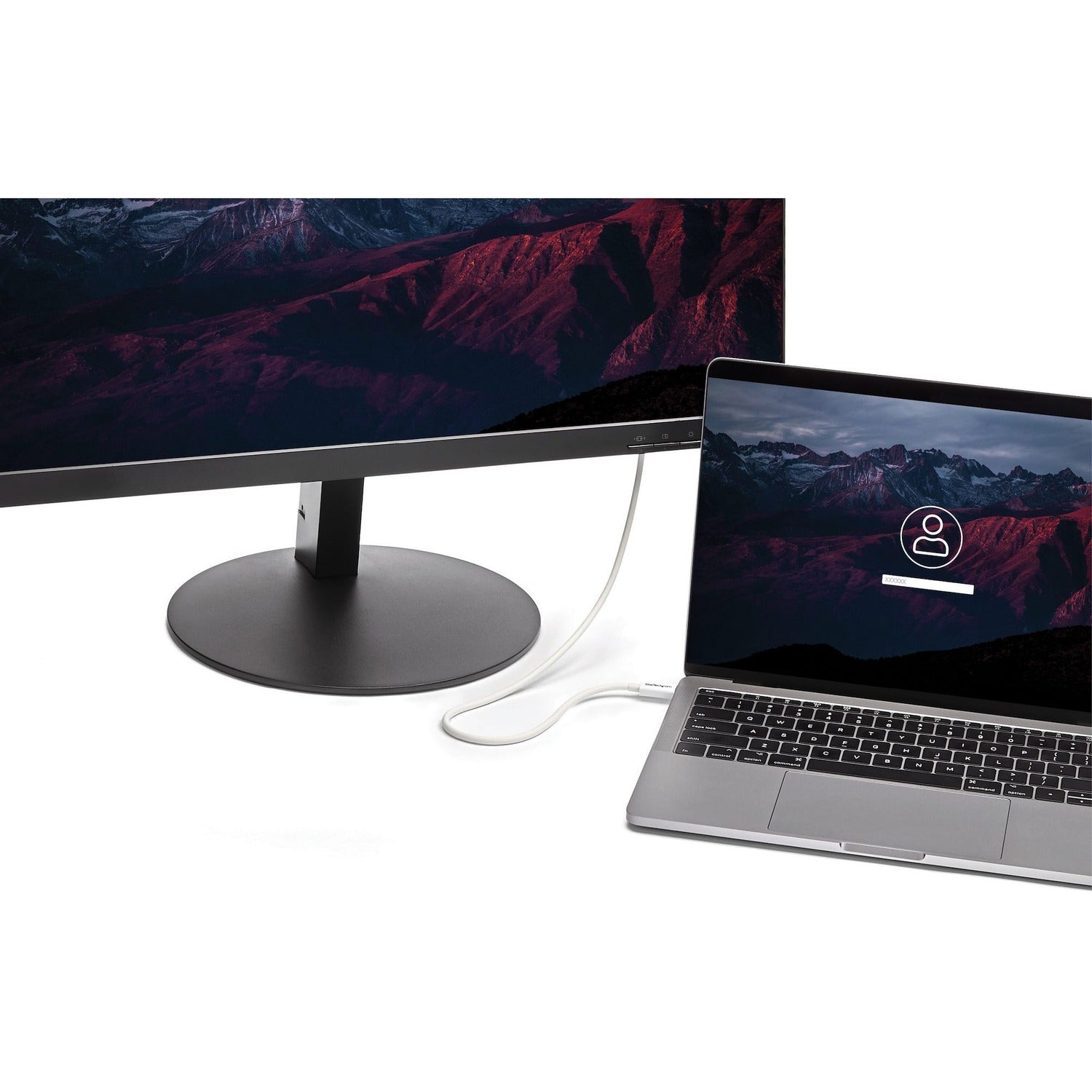 StarTech 0.5m Thunderbolt 3 Cable 40gbps White (TBLT34MM50CW)