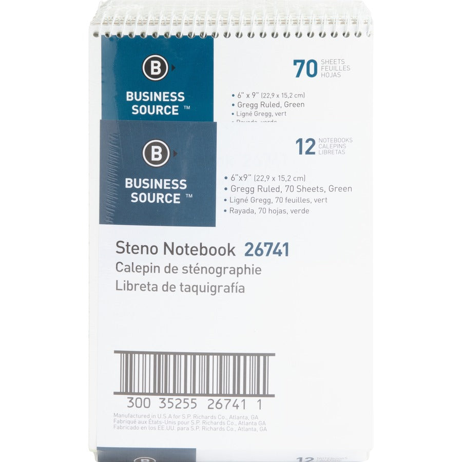 Business Source Steno Notebook (26741PK)