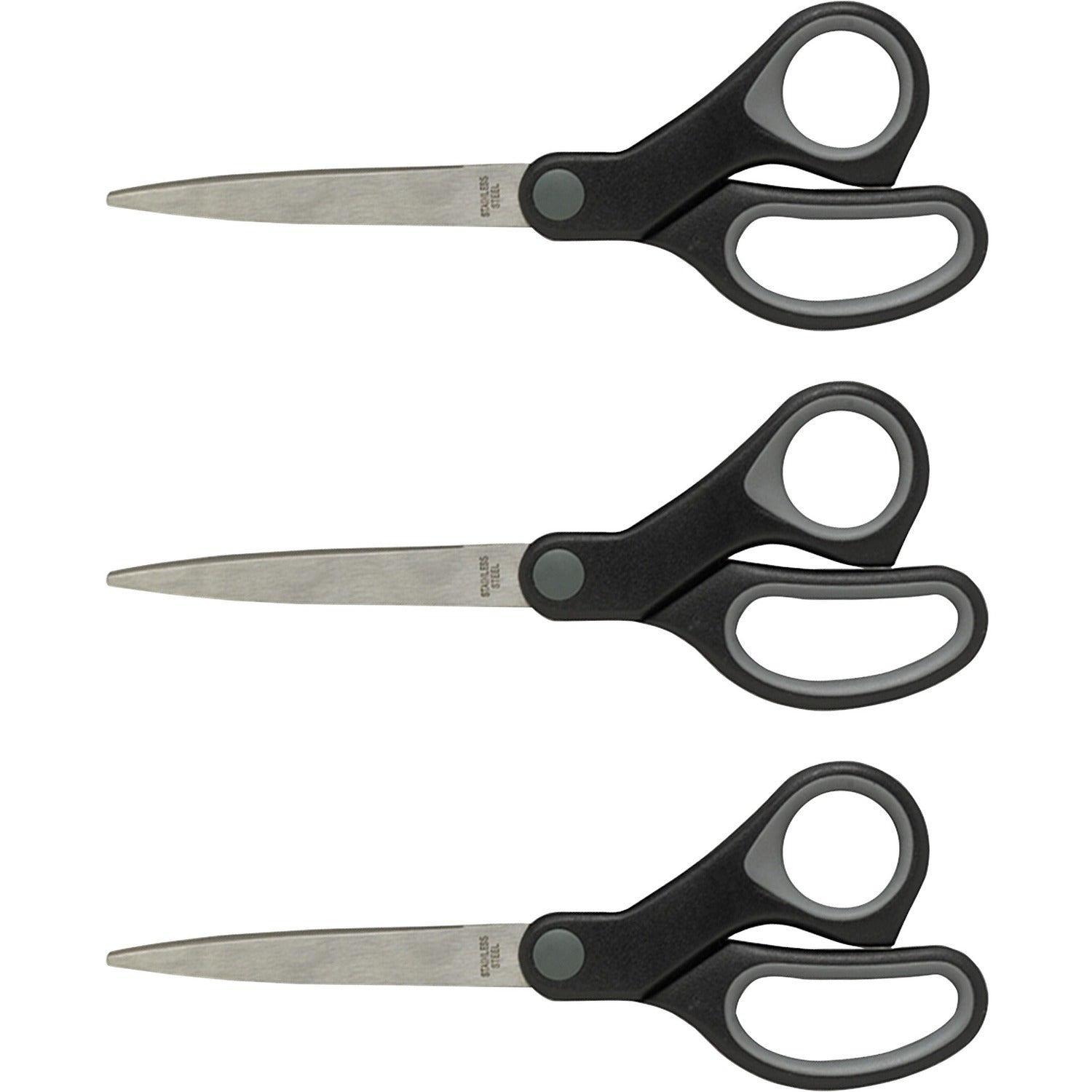 Sparco Straight Scissors w/Rubber Grip Handle (25226BD)