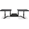 Allsop Metal Art ErgoTwin Height Adjustable Dual Monitor Stand - (31883)