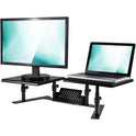 Allsop Metal Art ErgoTwin Height Adjustable Dual Monitor Stand - (31883)