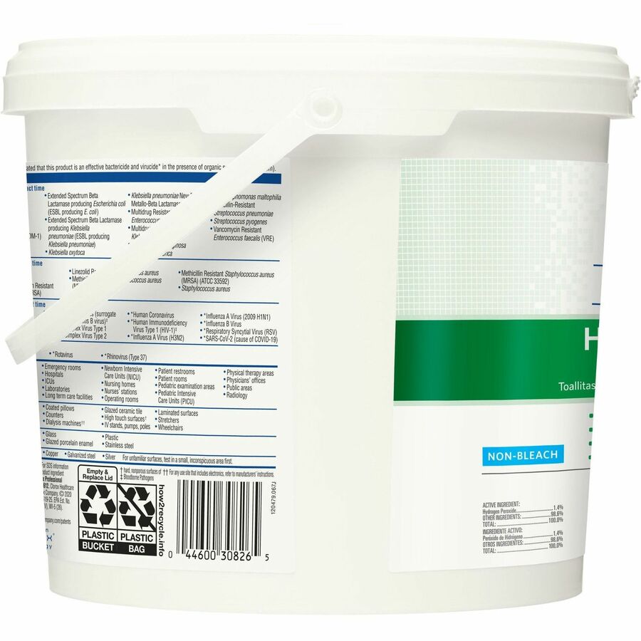 Clorox Healthcare Hydrogen Peroxide Cleaner Disinfectant Wipes (30826)