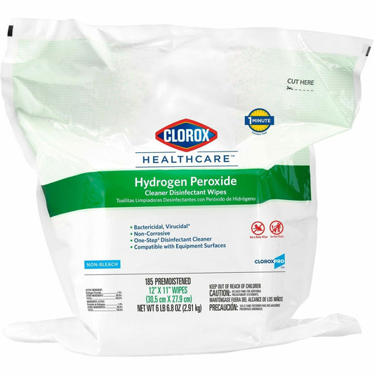 Clorox Healthcare Hydrogen Peroxide Cleaner Disinfectant Wipes (30827)