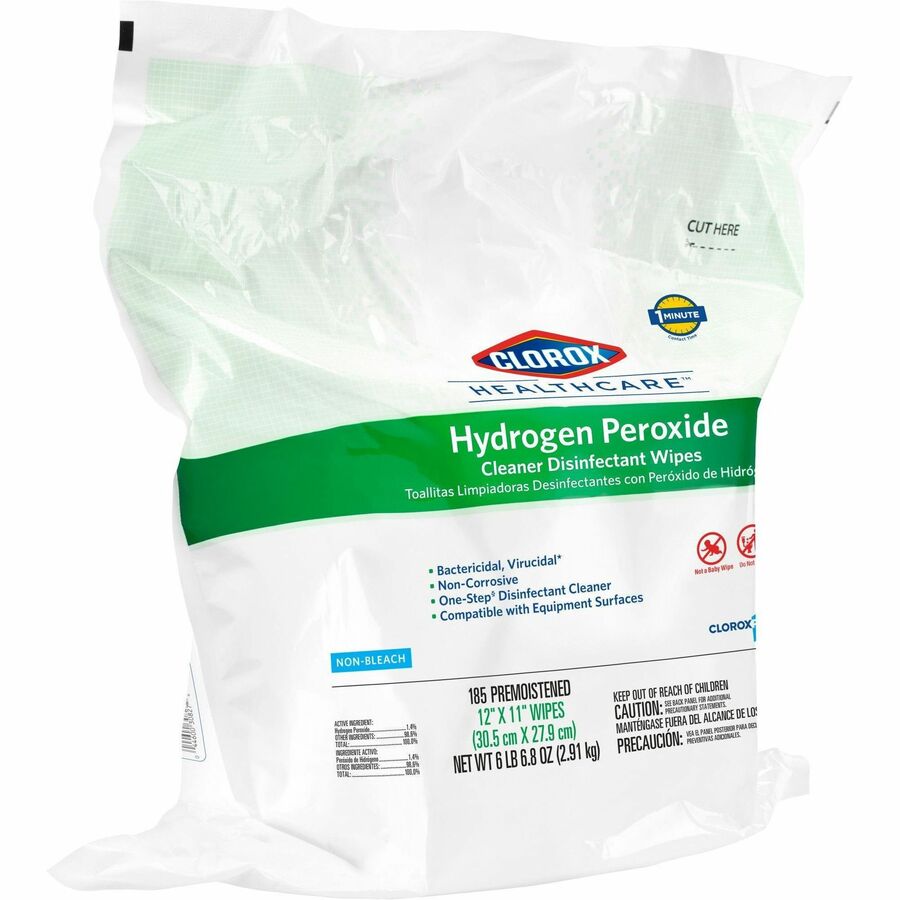 Clorox Healthcare Hydrogen Peroxide Cleaner Disinfectant Wipes (30827)