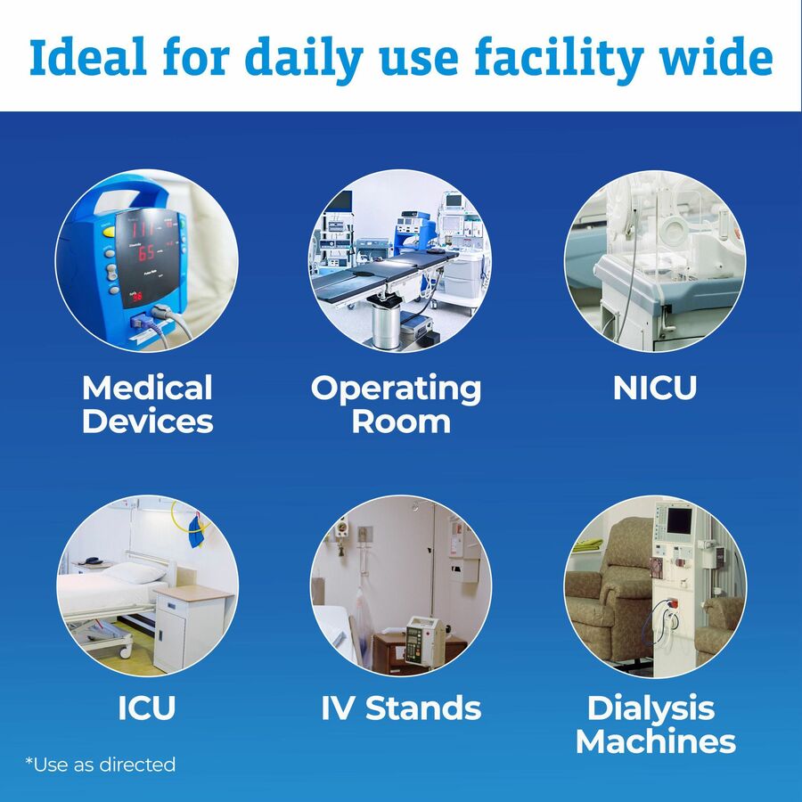 Clorox Healthcare Hydrogen Peroxide Cleaner Disinfectant Wipes (30827)