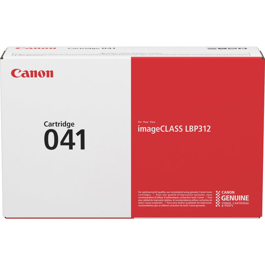 Canon 041 Original Standard Yield Laser Toner Cartridge - Black - 1 Each (CRTDG041)