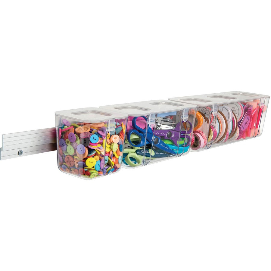 Deflecto Stackable Caddy Organizer Multi-Pack Bundle (329003BB)