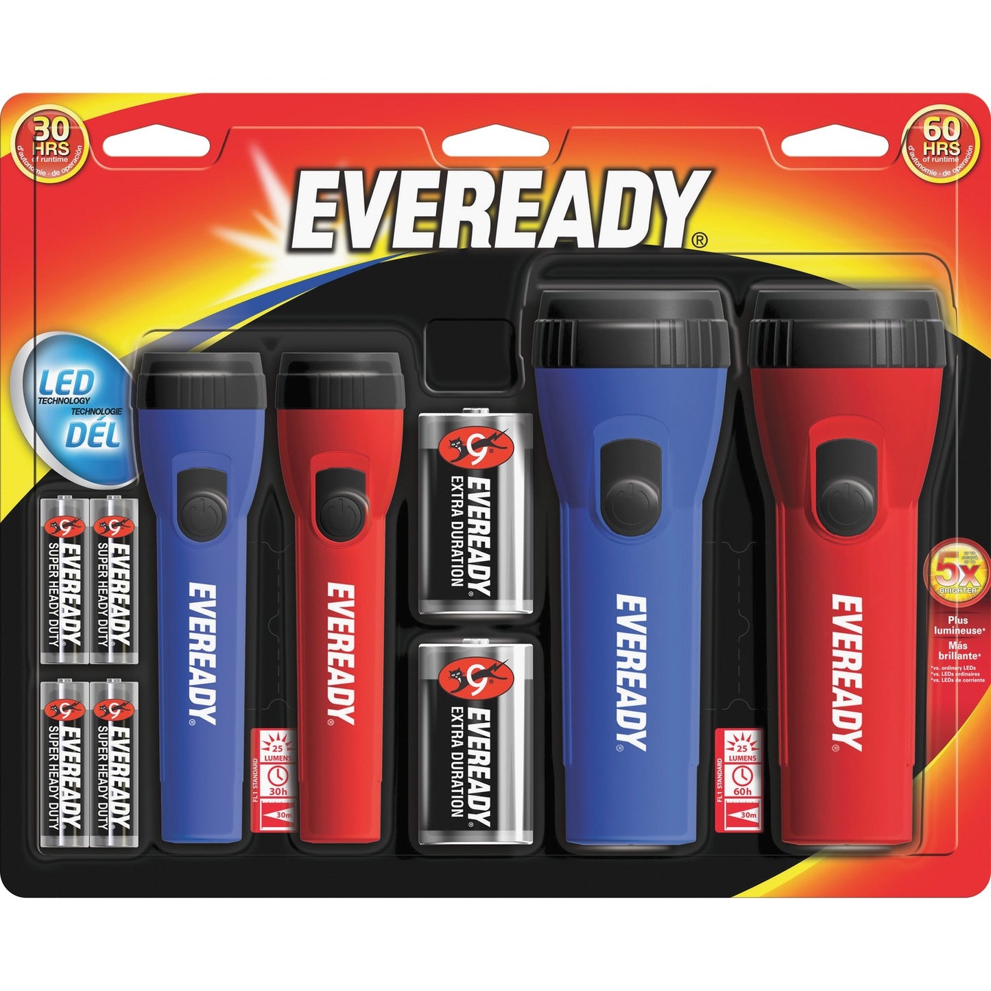 Energizer LED Flashlight Combo Pack (EVM5511S)