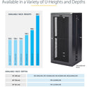 StarTech 15u Wall Mount Network Cabinet 16in Deep (RK1520WALHM)