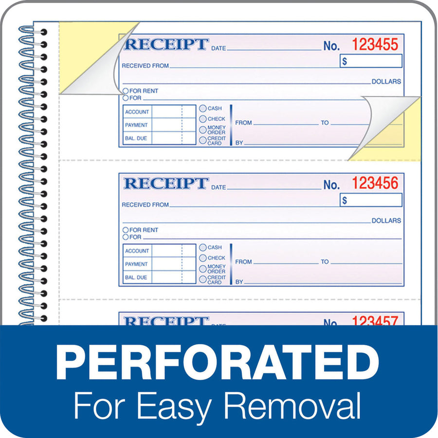 Adams Spiral 2-part Money/Rent Receipt Book (SC1152PK)