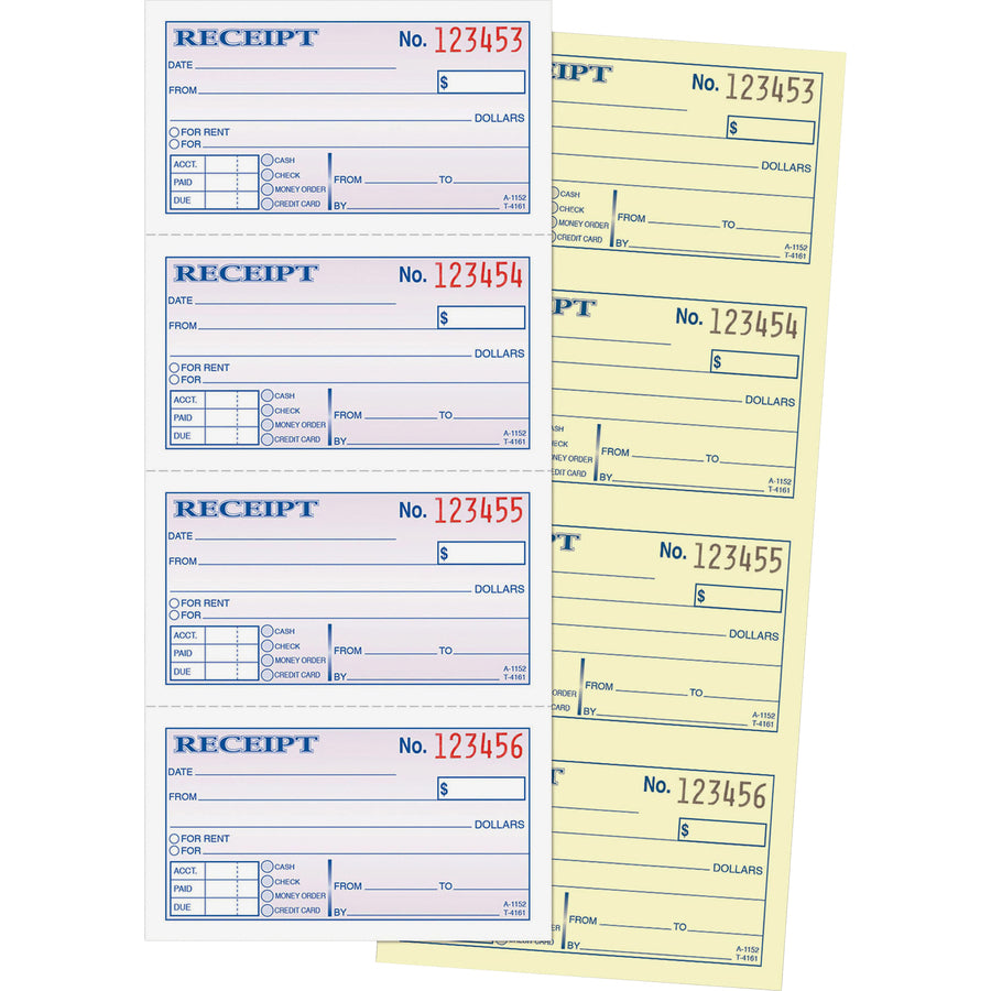 Adams Spiral 2-part Money/Rent Receipt Book (SC1152PK)