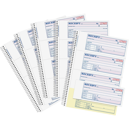 Adams Spiral 2-part Money/Rent Receipt Book (SC1182PK)