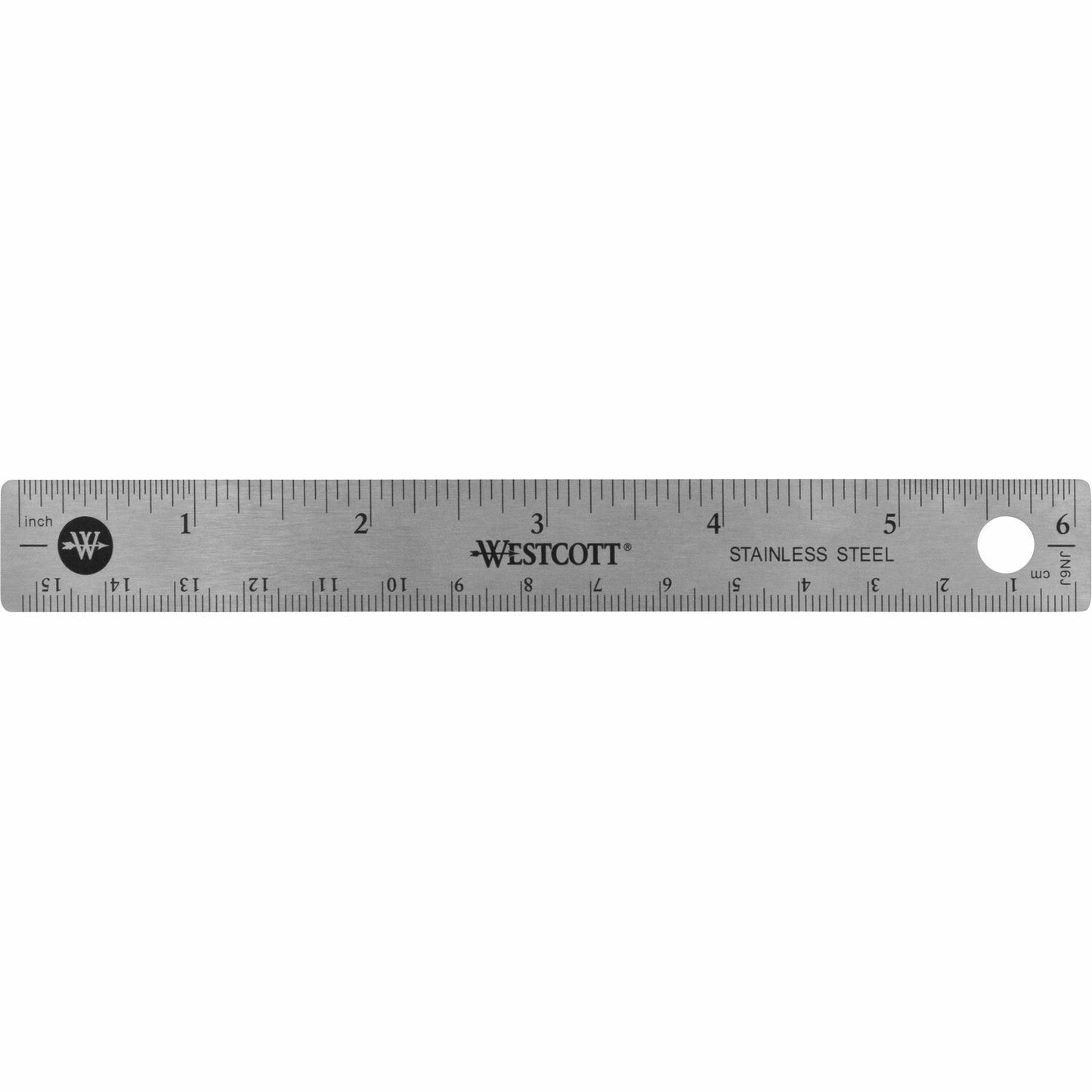 Westcott 6" Stainless Steel Rulers (10414BX)