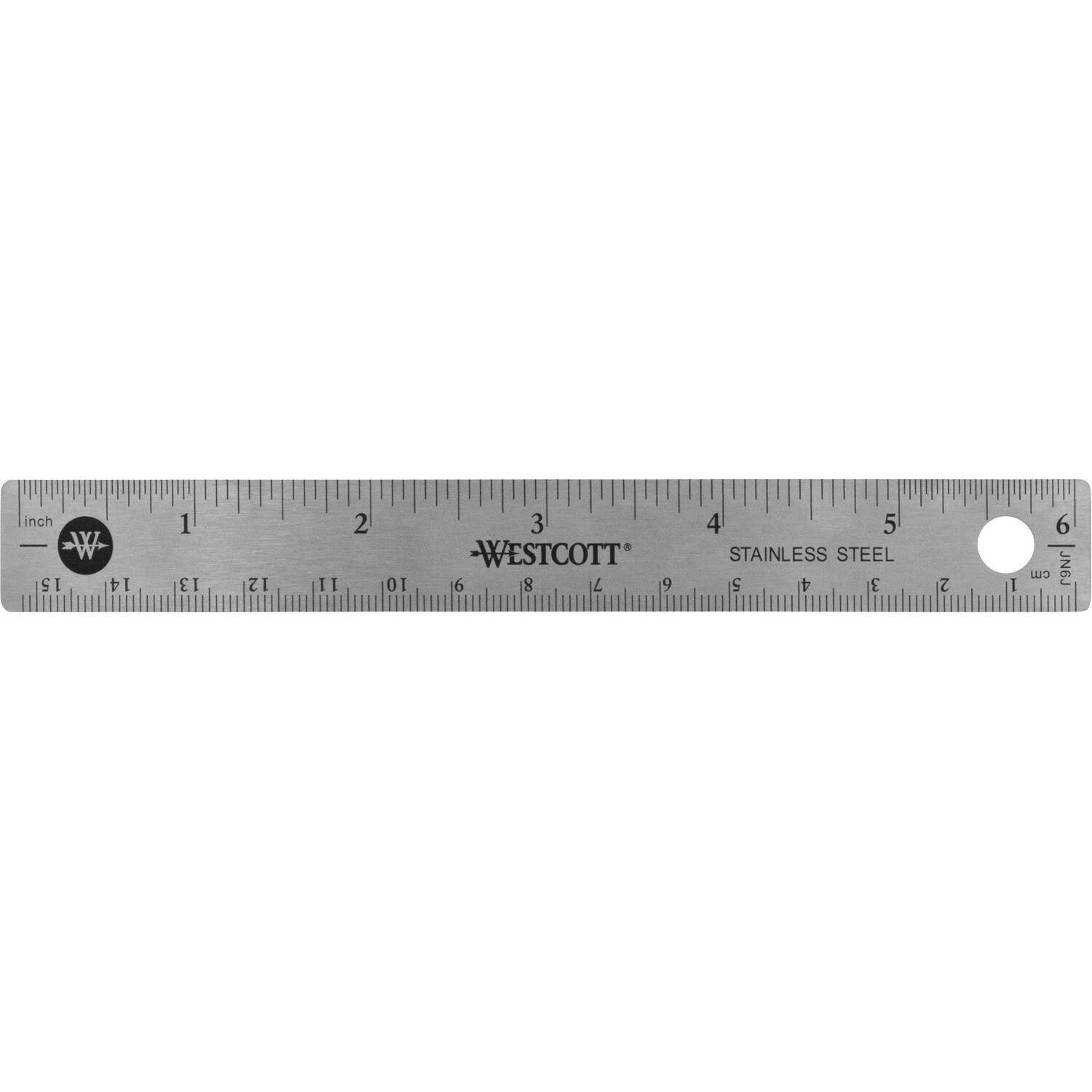 Westcott 6" Stainless Steel Rulers (10414BX)