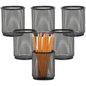 Lorell Mesh Wire Pencil Cup Holders (84149BX)