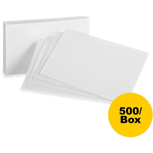 Oxford Plain Index Cards (50BX)