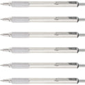 Zebra Pen STEEL 7 Series F-701 Retractable Ballpoint Pen (29411BX)