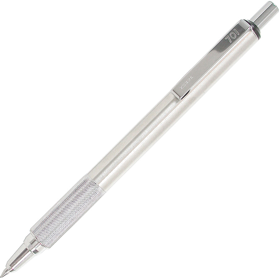 Zebra Pen STEEL 7 Series F-701 Retractable Ballpoint Pen (29411BX)