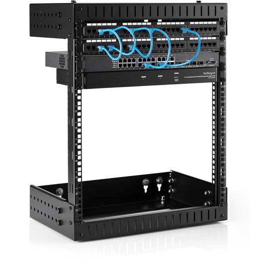 StarTech 12u Wall Mount Network Rack Adj 12-20in (RK12WALLOA)