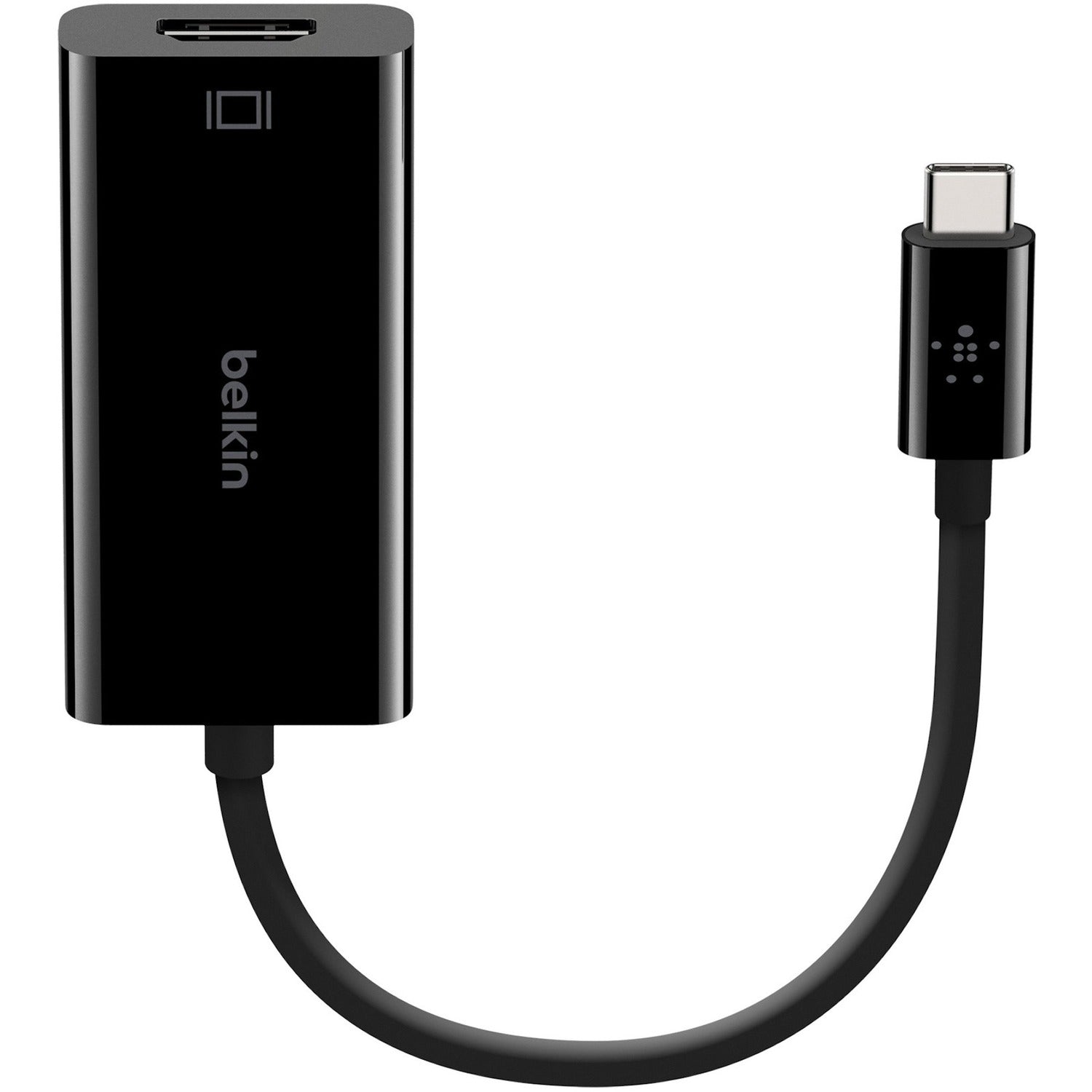 Belkin USB-C to HDMI Adapter Cable, 4k, video adapter - black - Thunderbolt 3/DisplayPort (B2B144BLK)