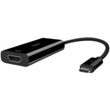 Belkin USB-C to HDMI Adapter Cable, 4k, video adapter - black - Thunderbolt 3/DisplayPort (B2B144BLK)