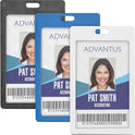 Advantus Vertical Rigid ID Badge Holder (97068)