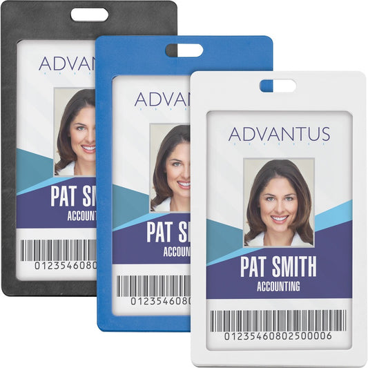 Advantus Vertical Rigid ID Badge Holder (97068)