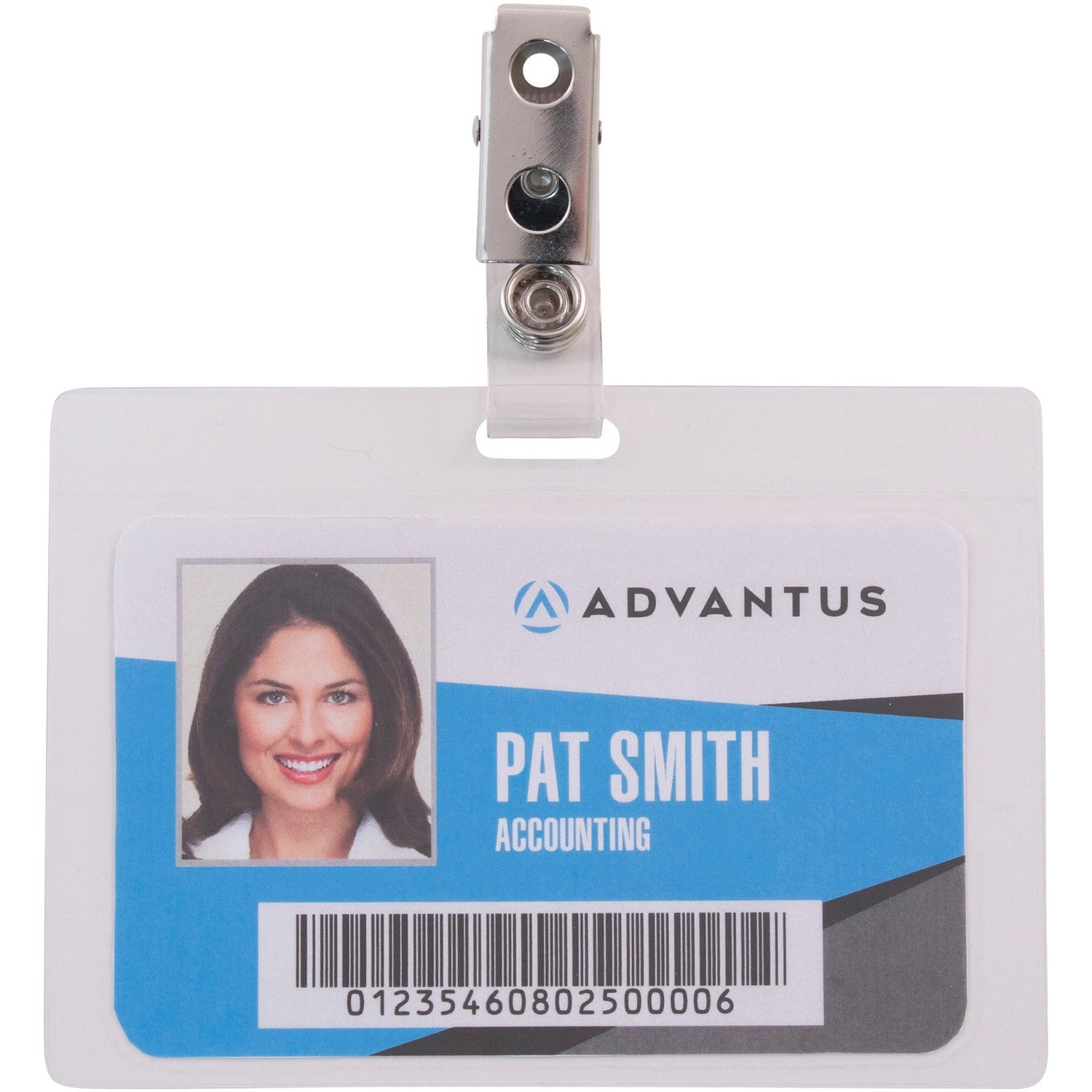 Advantus Strap Clip Self-laminating Badge Holders (97101)
