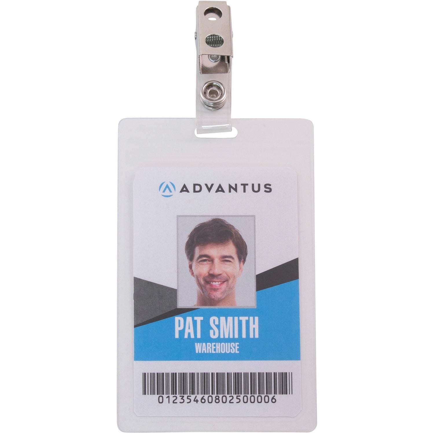 Advantus Strap Clip Self-laminating Badge Holders (97102)