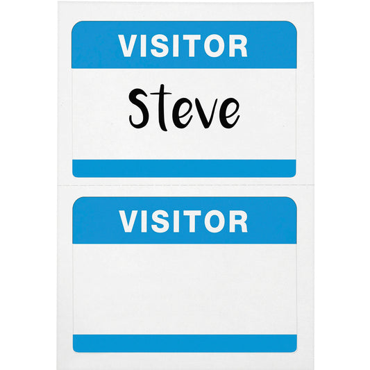 Advantus Self-Adhesive Visitor Badges (97190)