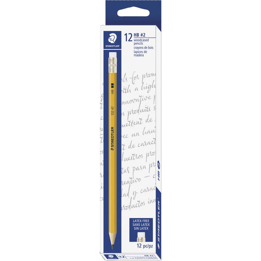 Staedtler No. 2 Woodcased Pencils - FSC 100% (13247C12A6TH)