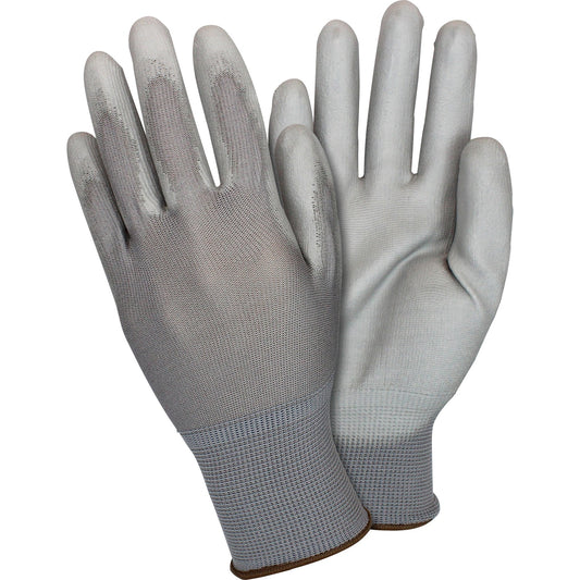 Safety Zone Gray Coated Knit Gloves (GNPUSMGY)