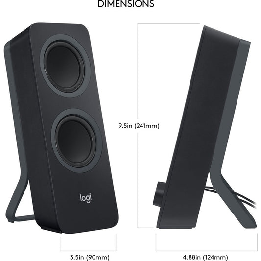Logitech Z207 Stereo Speakers With Bluetooth(blk) (980001294)