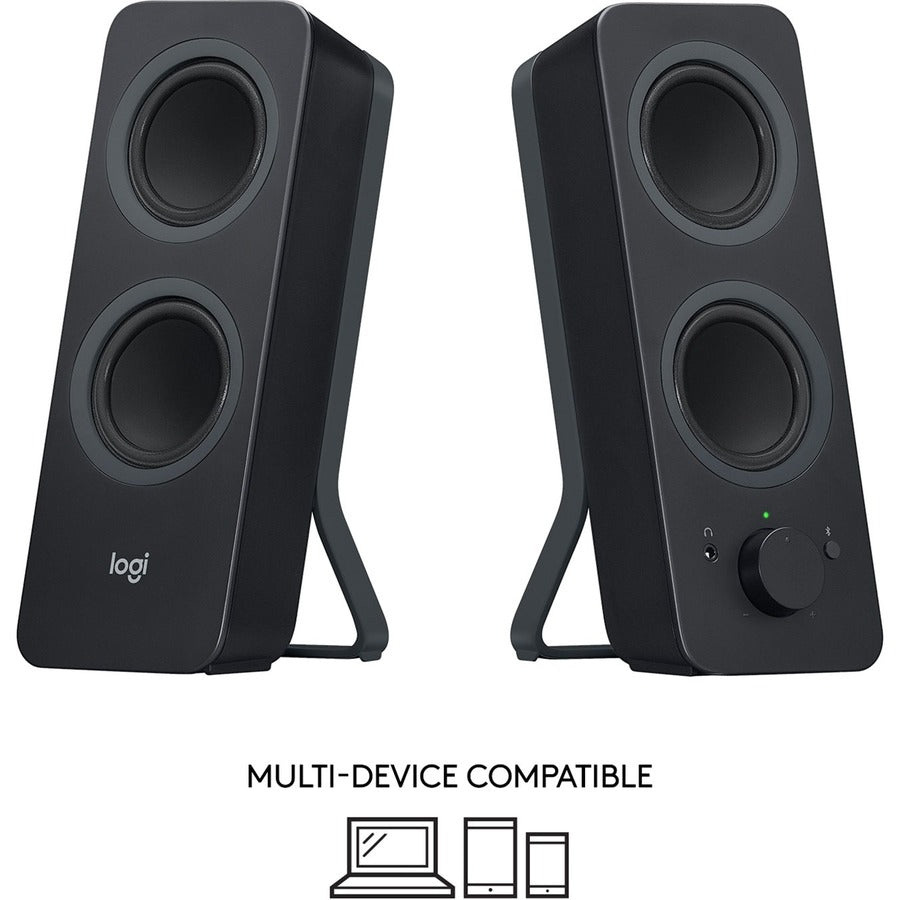 Logitech Z207 Stereo Speakers With Bluetooth(blk) (980001294)
