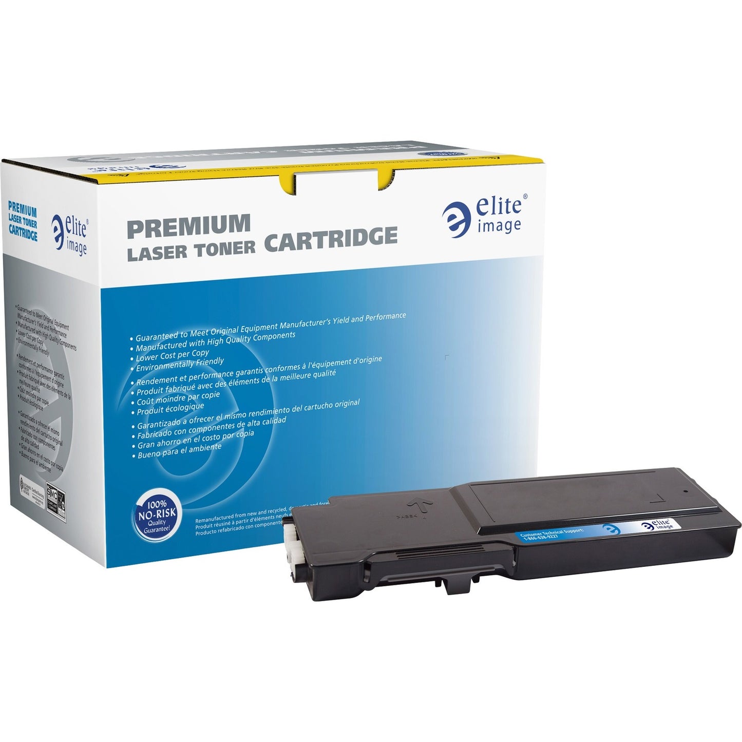 Elite Image High Yield Laser Toner Cartridge - Alternative for Dell - Black - 1 Each (76223)